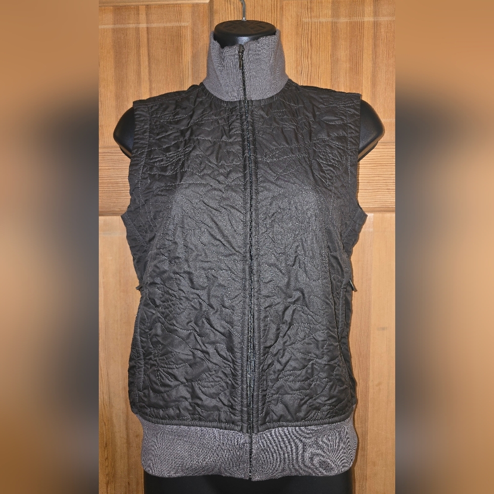 Patagonia Olive Quilted Women's Vest Fall Winter Clean ! Size XS - Picture 3 of 13